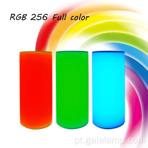 Lâmpada noturna de toque mágico colorido para ambiente de quarto